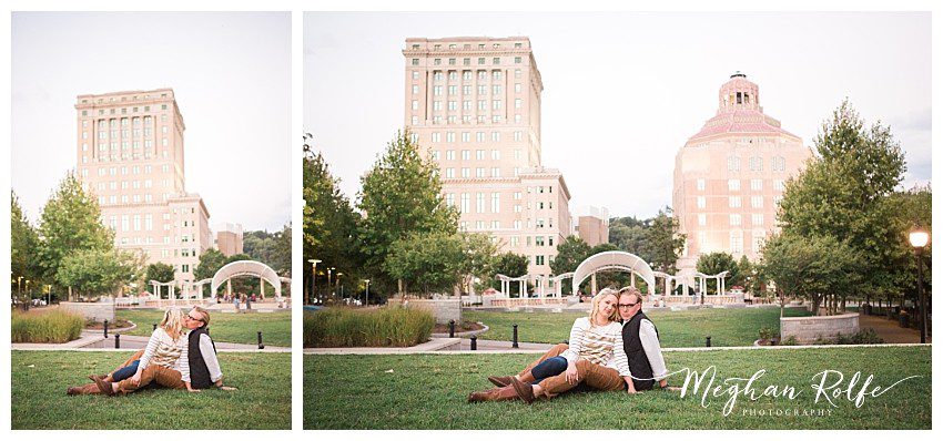 A gorgeous golden evening with an even more gorgeous couple. How luck I am to be their Biltmore Outdoor Engagement Portrait Photographer!