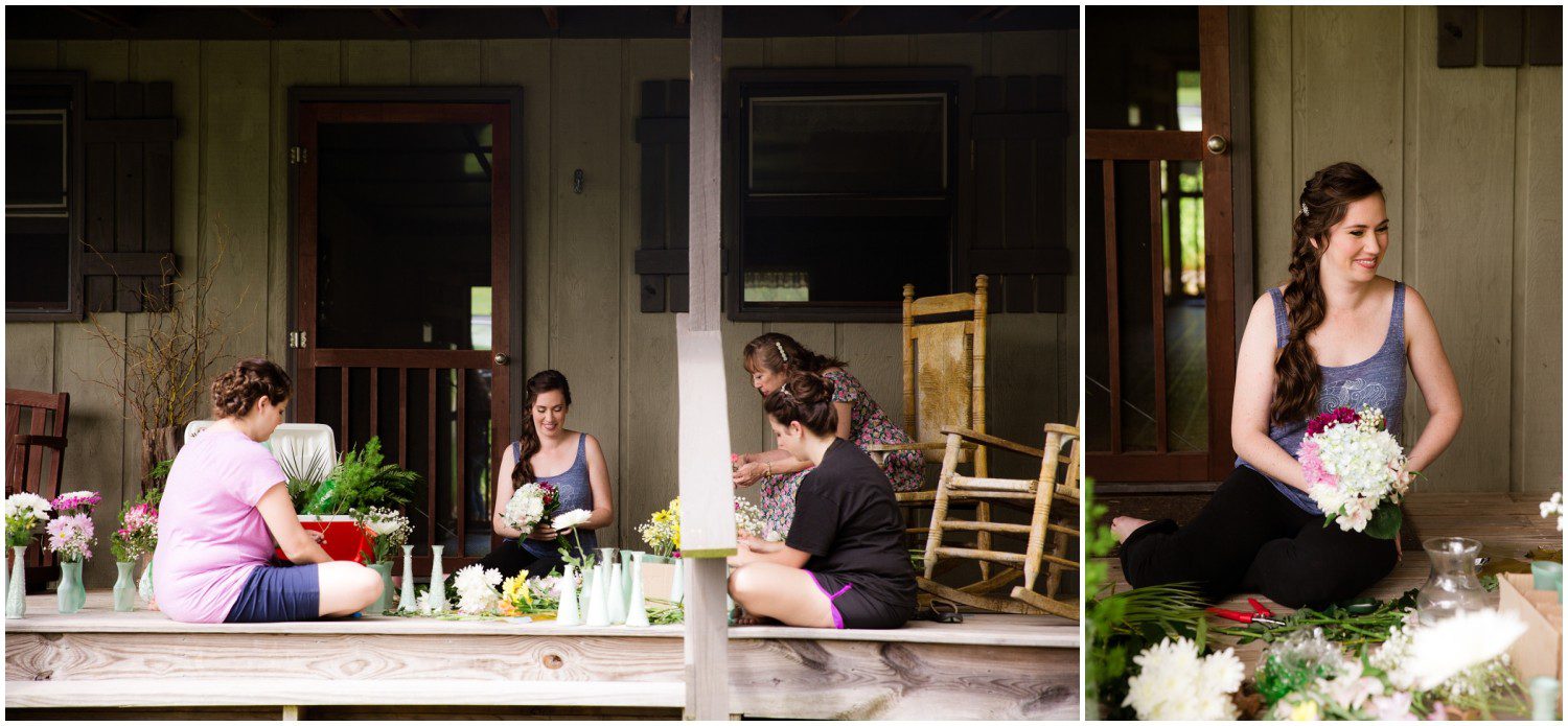 Asheville Outdoor Cabin Ridge Wedding Photographer