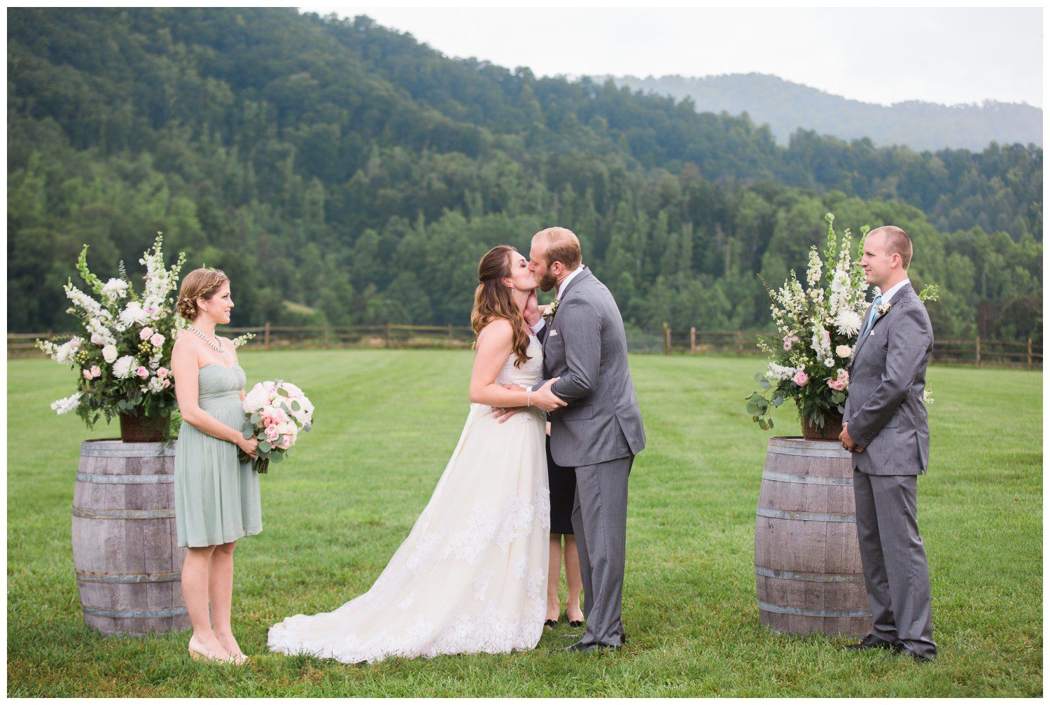 Asheville's Claxton Farm Wedding Photographer