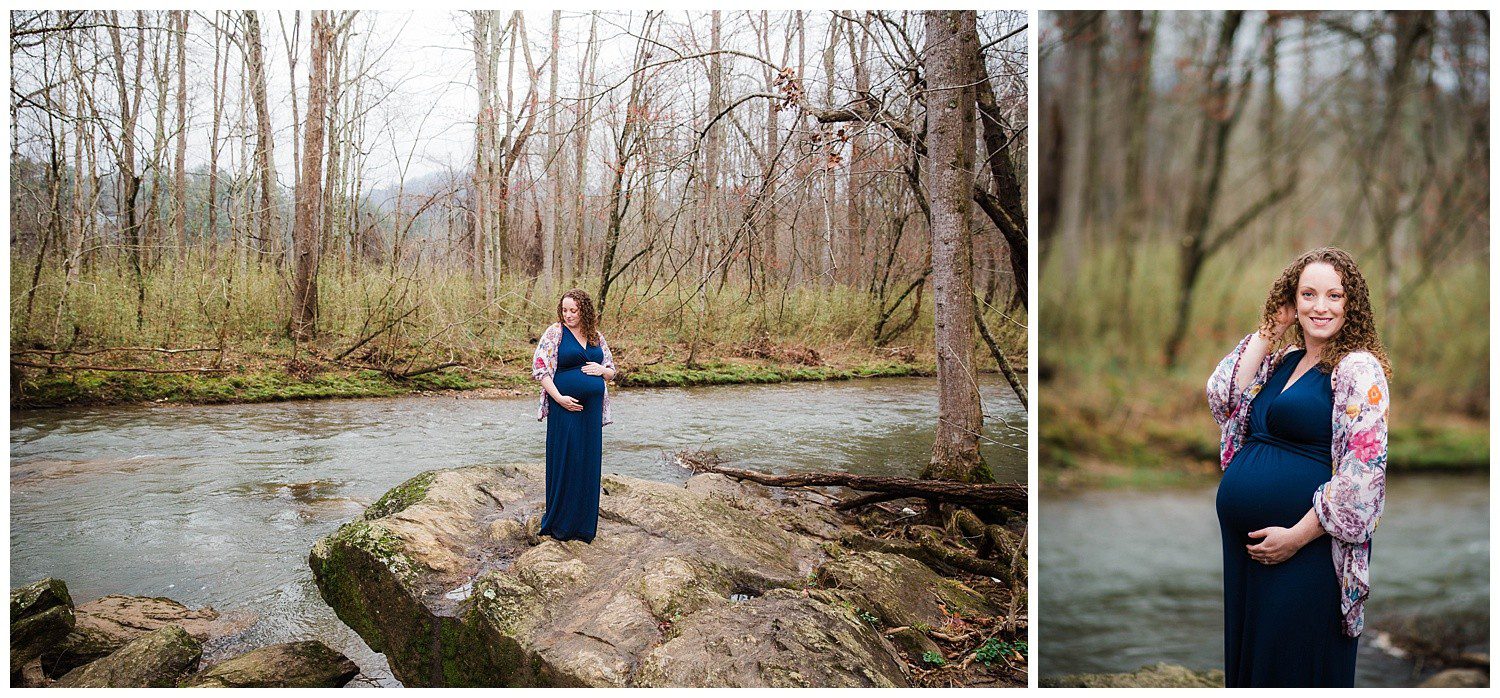 Asheville Outdoor Maternity Photographer