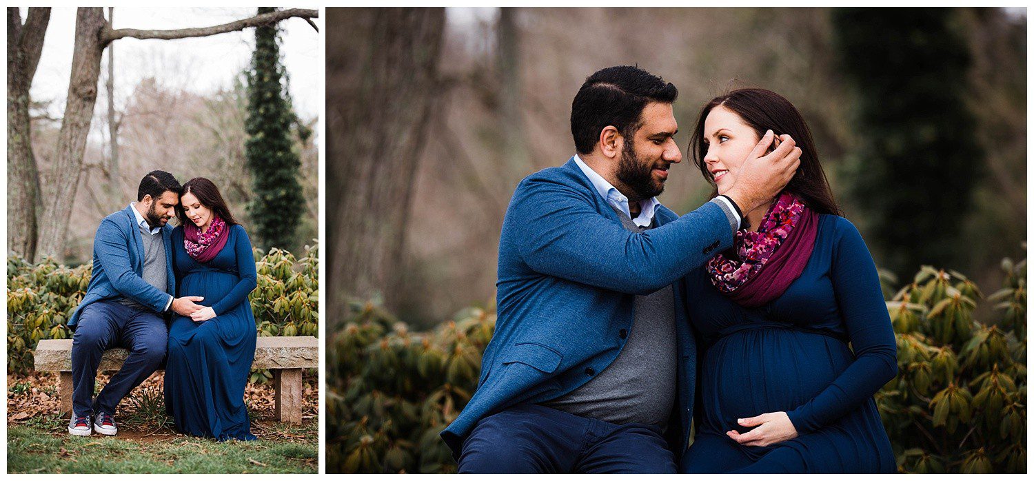 Asheville Outdoor Maternity Photographer | Lyndie and Ameer