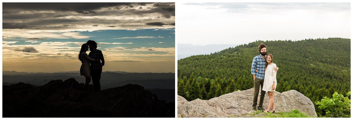 Mountaintop Engagement Photographer
