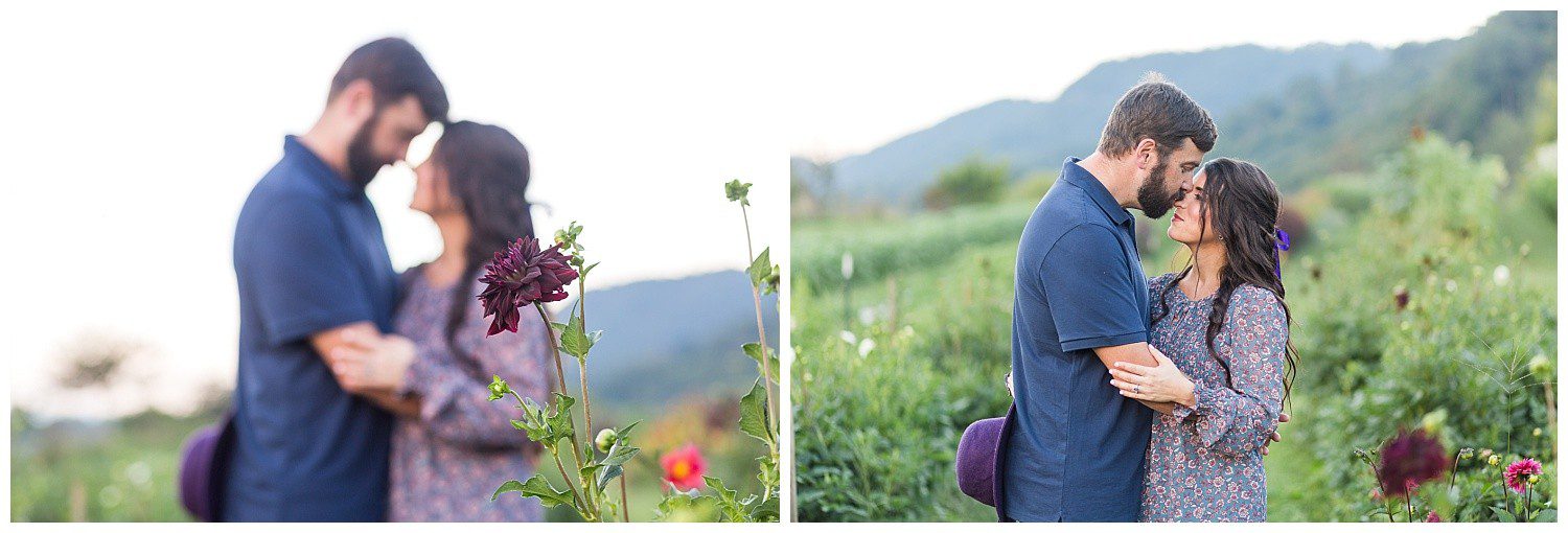 Flower Farm Engagement Photographer