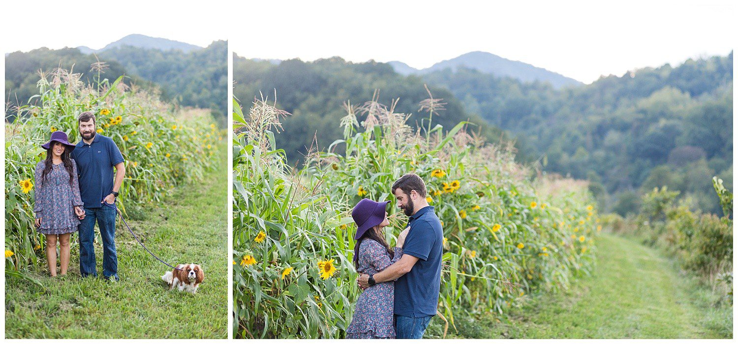 Flower Farm Engagement Photographer