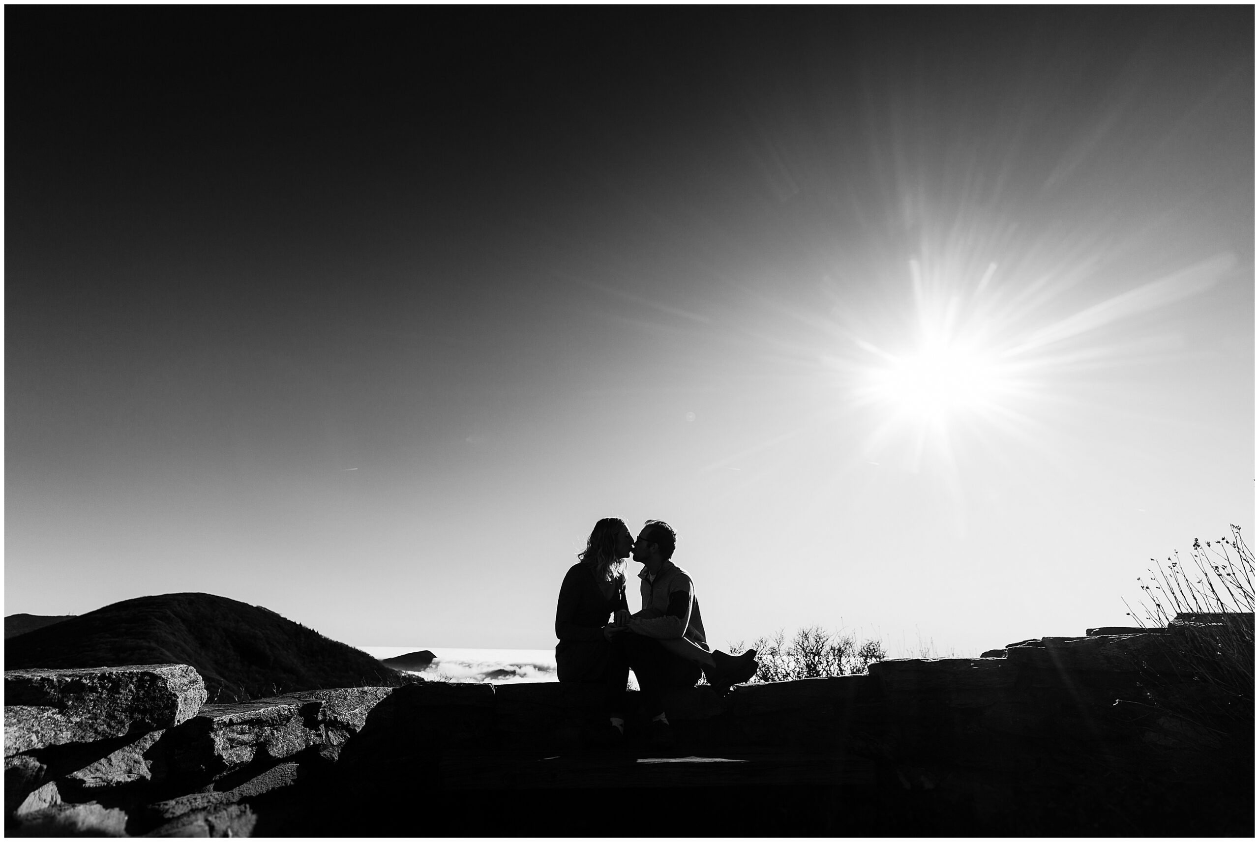 asheville, asheville engagement photographer, max patch