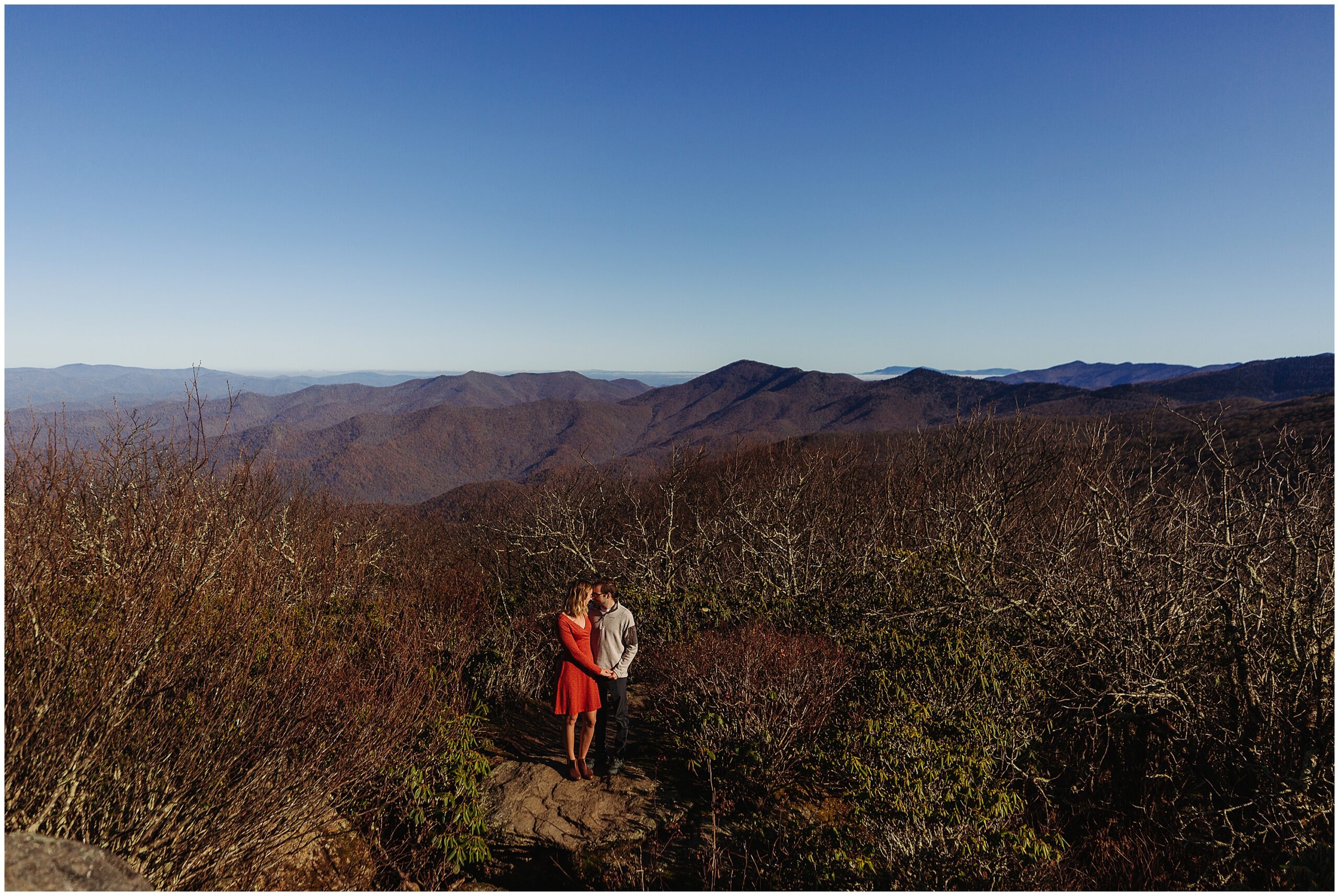 asheville, asheville engagement photographer, max patch