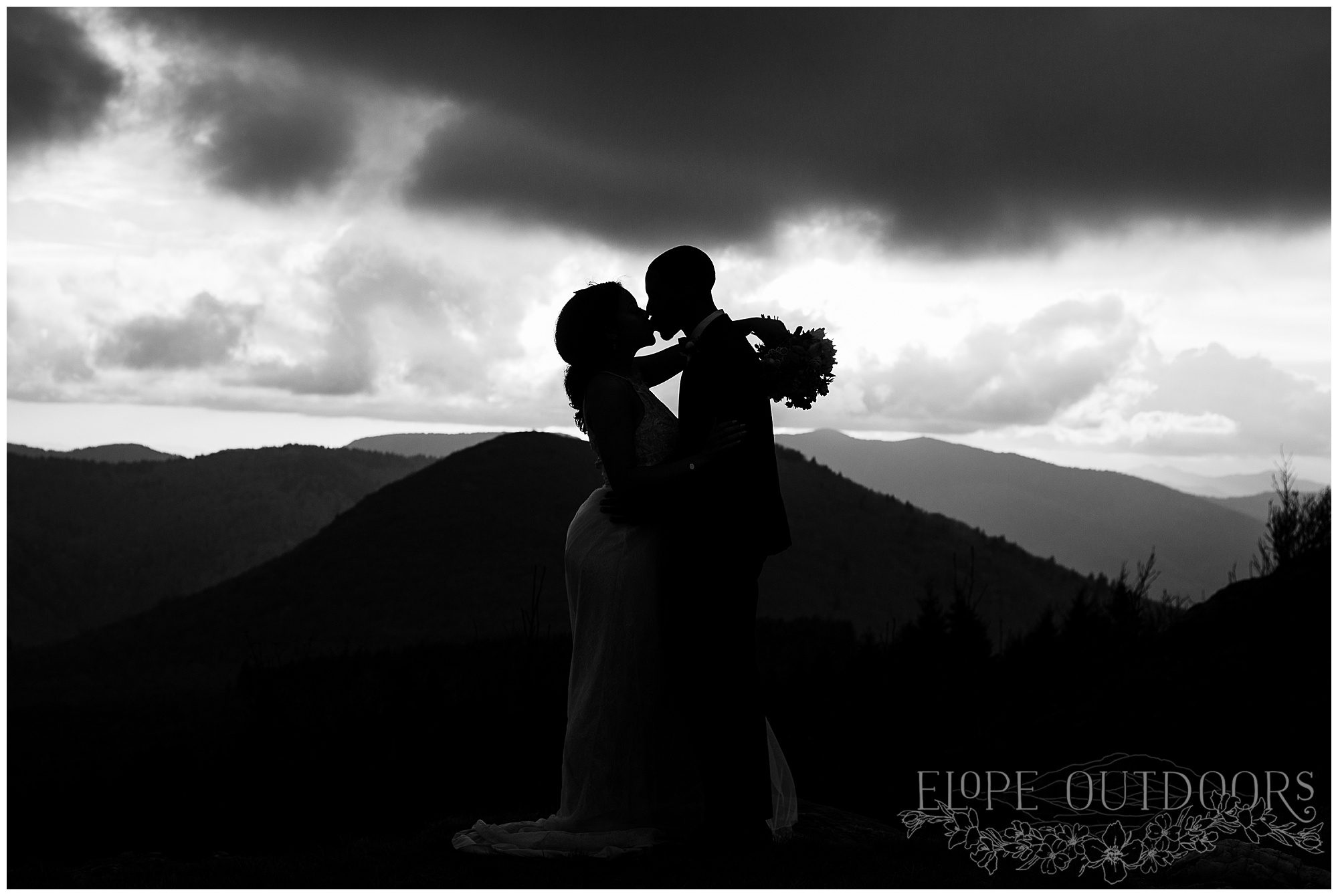 Blue Ridge Parkway Mountain Elopement Photographer, Roan Mountain